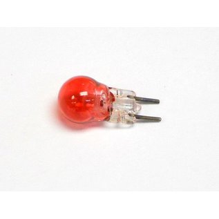 Henning's Parts 19CR Clear Red Bi-Pin Bulb, 14v