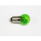 Henning's Parts 430CG Clear Green Screw In Bulb, 14v