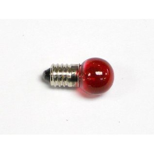 Henning's Parts 432CR Clear Red Screw Bulb, 18v