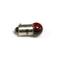 Henning's Parts 1445CR ClearRed Bayonet Bulb, 18v