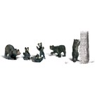 Woodland Scenics A2737 - Black Bears (O scale), Woodland Scenics