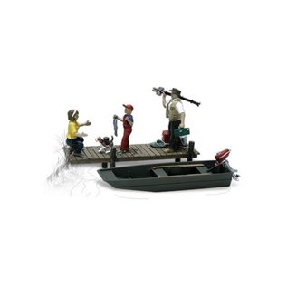 Woodland Scenics A2756 - Family Fishing (O scale), Woodland Scenics