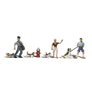 Woodland Scenics A2768 - People & Pets (O Scale), Woodland Scenics