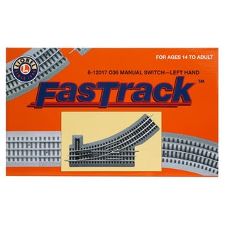 Lionel 12017 O36 LH Manual Switch, Lionel FasTrack