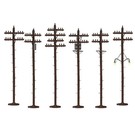 Lionel 6-37939 Scale Telephone Poles - Assorted