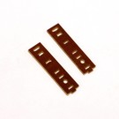 TCL-26 Shoe Mounting Strips, Brown, 2 Pcs.