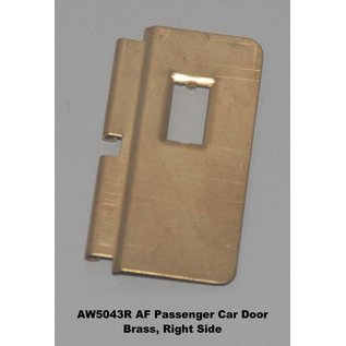 Model Engineering Works AW5043 Passenger Car Door, Brass, Right Side
