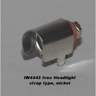 Model Engineering Works IW4442 Headlight, strap type, nickel