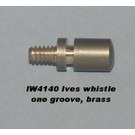 Model Engineering Works IW-4140 Whistle, one groove, brass