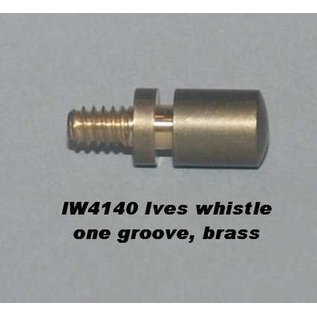Model Engineering Works IW4140 Whistle, one groove, brass