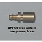 Model Engineering Works IW4140 Whistle, one groove, brass