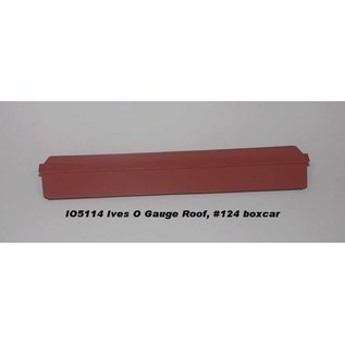 Model Engineering Works IO5114 Roof for #124 Boxcar, Unpainted