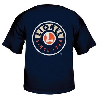 Lionel 9-00223 Small Adult Navy T-Shirt w/1900 Logo