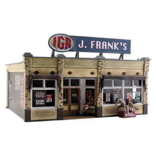 Woodland Scenics BR5851  J. Frank's Grocery , O Scale