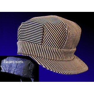 Engineer Cap, Blue Child w/Elastic Back