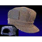 Engineer Cap, Blue Adult w/Strap Back