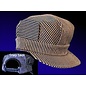 Engineer Cap, Blue Adult w/Strap Back