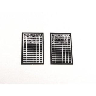 451-21 Schedule Board for Noma Station, 2 Pcs.