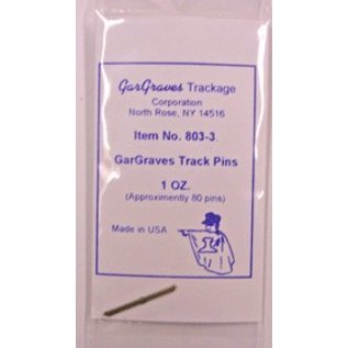 Gargraves 803-3 Gargraves Track Pins, 1 oz. (80Pcs.)