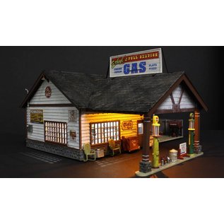 Woodland Scenics BR5849 Ethyl's Gas & Service - O Scale