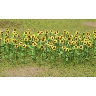 JTT 95523 Sunflowers, HO Scale, 1" tall
