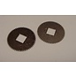 Henning's Trains SLS-45 "O" Wheel Gears, 2Pcs  62 tooth  1.330" Dia