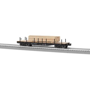 Lionel 6-82851 Northern Pacific 40' Flat w/ Lumber Load