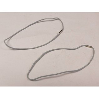 Henning's Parts 6413-810 Grey Elastic Bands for Lionel Freight Cars, 8"-10", 2 Pcs