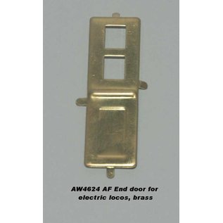 Model Engineering Works AW4624 AF End Door for Electric Locos, Brass