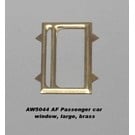 Model Engineering Works AW5044 Passenger Car Windows, Lg, Brass