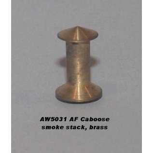 Model Engineering Works AW5031 Brass Caboose Smoke Stack