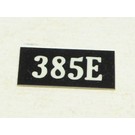 Lionel 385E-NB Number Board for 385E