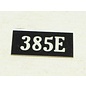 Lionel 385E-NB Number Board for 385E