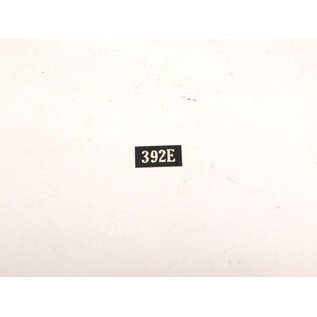 Lionel 392E-NB 392E Number Board