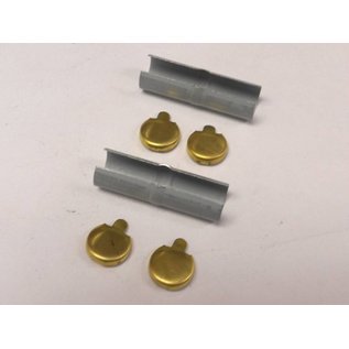Henning's Parts 418-32C Air Tank w/Brass End Caps, 2 Sets