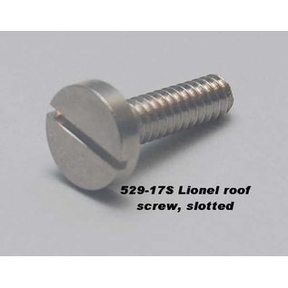 Lionel 629-17S Passenger Car Roof Screw, Slotted