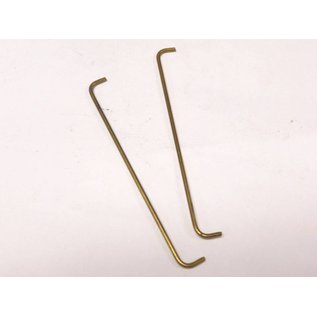 Henning's Parts 260T-17B Brass Tender Body Handrails, 2 Pcs.