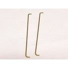 Henning's Parts 260T-27B Brass Tender Frame Rails, 2 Pcs.