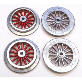 Model Engineering Works AW-1000 AF Wide Gauge Electric Loco Wheel Set, Red