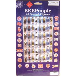 RMT 99417 Seated Figures, O Gauge, 48Pcs.