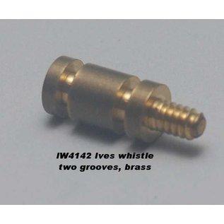 Model Engineering Works IW4142 Whistle, two grooves, brass