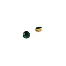 700E-166 Green Rhinestone Jewels, 2Pcs