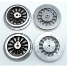 Model Engineering Works BAL-4B Steam Wheel Set for 384/390, 4:36, Black Spoke
