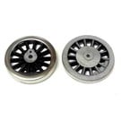 Model Engineering Works BAL-6B Steam Wheel Set w/o Flange, Black Spoke, 2Pcs