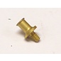 Henning's Trains 408-26BRS Flag Post Stanchion, Brass, Screw In