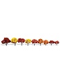 Woodland Scenics TR3540 Harvest Blaze Trees 1.25" - 3", 9 Pcs