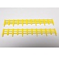 Henning's Trains 1877-5Y Long Fence for Horse Flatcar, Yellow, 2 PCS.