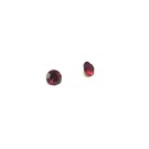 700E-165 Red Rhinestone Jewels, 2Pcs