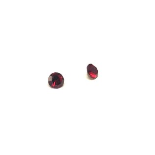 700E-165 Red Rhinestone Jewels, 2Pcs