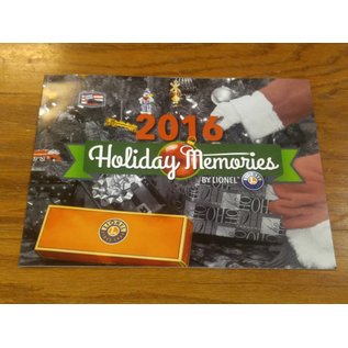 Lionel 2016 LIONEL Holiday Memories Catalog